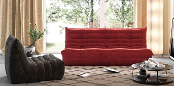 Кресло в интерьере гостиной-12, Модный диван и кресло ДеФранс